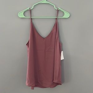 Sandy & Sid Mauve Flowy Tank Top